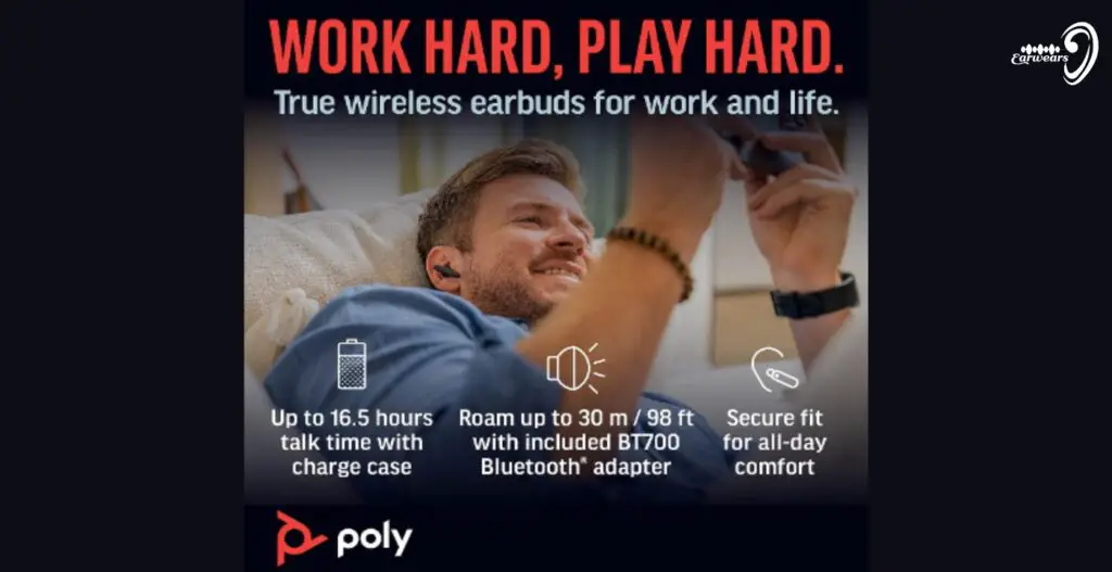 Poly Voyager Free 60+ UC True Wireless Earbuds (Plantronics)